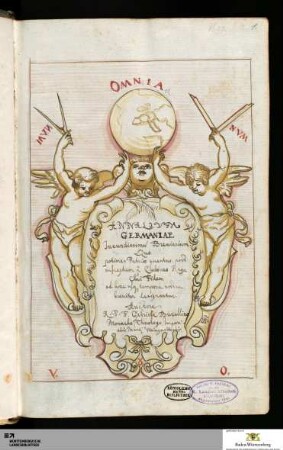 Annalium Germaniae jucundissimum breviarium - HB V 10