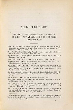 Algemeene aardrijkskundige bibliographie van Nederland, 2. Natuurkundige toestand