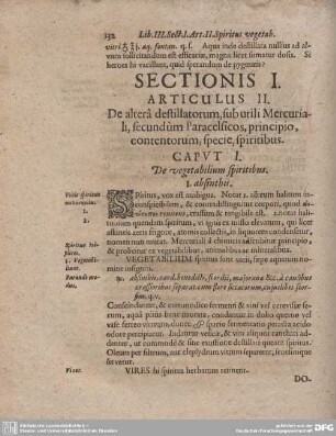 ARTICULUS II. CAPUT I - XXIX