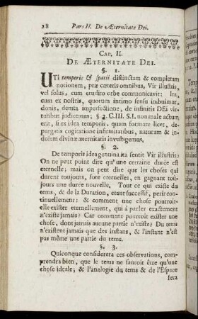 Cap. II. De Æternitate Dei