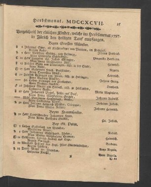 Herbstmonat, MDCCXCVII