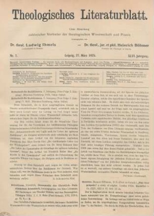 98-101 [Rezension] Streeter, Burnett Hillman, The four gospels