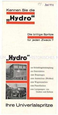 Hydro-Spritze für Obstzüchter