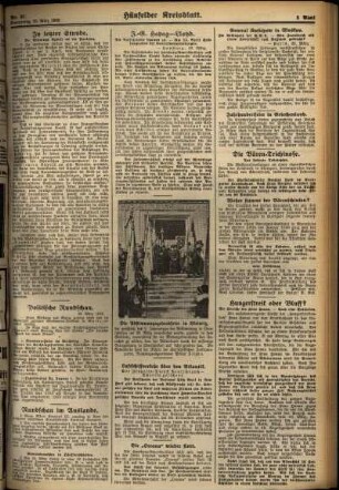 Zweite Ausgabe vom Donnerstag, den 27. März 1930.