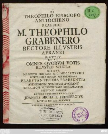 De Theophilo Episcopo Antiocheno