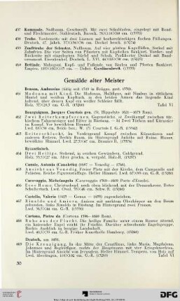 Gemälde alter Meister (Nr. 461-511)