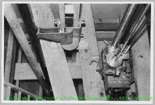 Unbekannte Maschine auf der Baustelle des Forschungsreaktors 2 (FR 2)