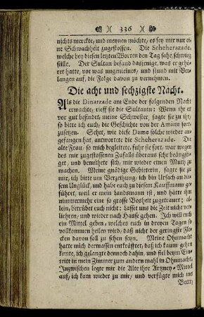 Die acht und sechzigste Nacht.