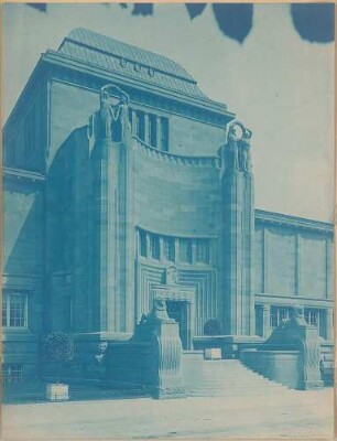 Billing, Hermann; Mannheim (Baden-Württemberg); Kunsthalle - Mittelbau, Eingang