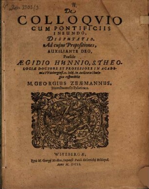 De colloquio cum Pontificiis ineundo disp.