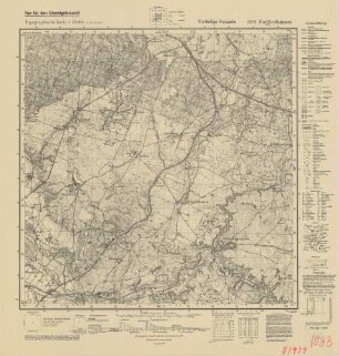 2479 Roggenhausen, Topographische Karte 1:25000 (4cm - Karte)
