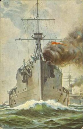 Engl. Linienschiff „Dreadnought“, 1906. [R]