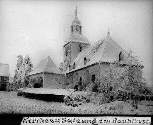 Satzunger Kirche im Raureif