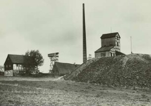 Halsbrücke, Hüttenwerk mit hoher Esse