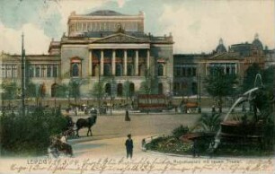 Leipzig: Augustusplatz mit neuem Theater