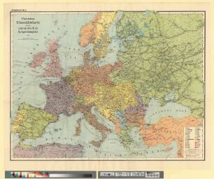 Flemmings Übersichtskarte für den europäischen Kriegsschauplatz