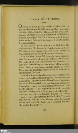 Literarische Bildung