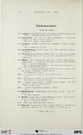 Städteansichten (Nr. 1593-1870)