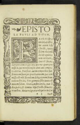 Epistola Pauli Ad Titum.