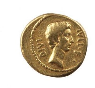 Aureus des Ti. Sempronius Graccus für Octavian