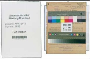 Entnazifizierung Herbert Hoff , geb. 03.06.1908 ()