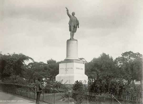 "Statue of Captain Cook, Hyde Park, Sydney"