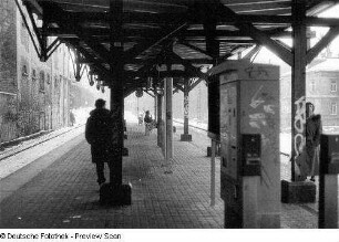 S-Bahnhofes Plauen. Bahnsteig