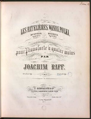 12 Morceaux : pour pianoforte à 4 ms. ; suite de morceaux pour petites mains ; op. 82, 4. Wanda : Polka Rondino. - Pl.-Nr. 2694. - 15 S.