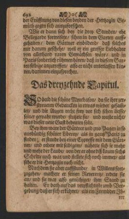 Das dreyzehnde Capitul