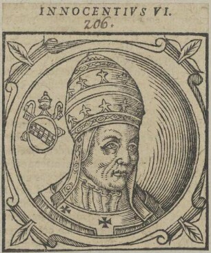 Bildnis von Papst Innocentius VI.