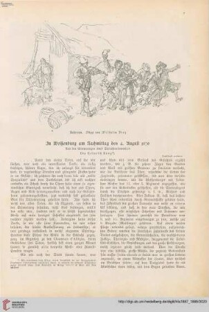 3: In Weißenburg am Nachmittag des 4. August 1870 : aus den Erinnerungen eines Schlachtenbummlers