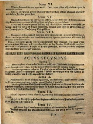 S. Procopius Martyr Antiochenus : Tragi-comoedia ; In dem Churfürstl. Gymnasio der Societet Jesu zu München zur Nachfolg fürgestellt Anno christiano 1637 mense Octobri