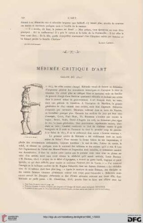 6: Mérimée critique d'art, [2], Salon de 1853