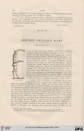 6: Mérimée critique d'art, [2], Salon de 1853