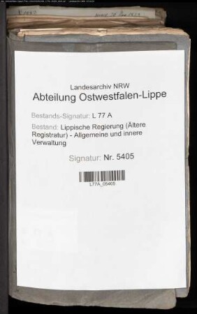 Judengeleit im Amt Detmold (Vogtei Detmold und Falkenberg)