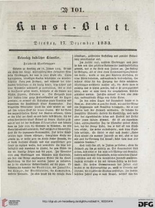 Nr. 101-105 (17. December – 31. December 1833)