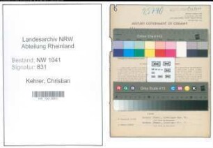 Entnazifizierung Christian Kehrer , geb. 28.10.1896 ()