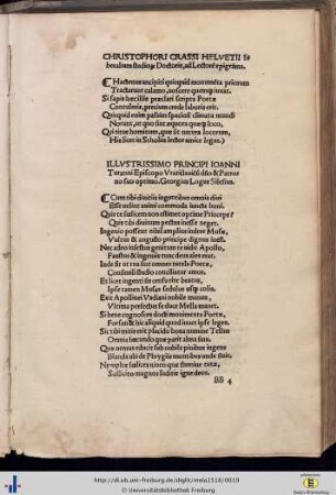 Epigrammata et Carmina.
