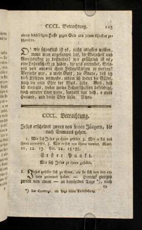 125-135, Jesus erscheint zween von seinen Juengern, die nach Emmaus gehen.
