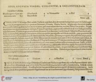 Iter Augusta Vindel. Chilonium […]