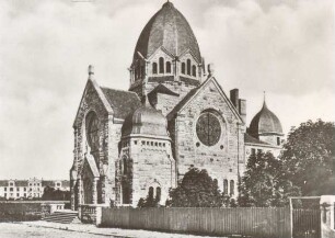 Detmolder Synagoge / In der Synagoge befand sich auch ein Schulraum, in dem bis 1938 jüdischer Religionsunterricht erteilt wurde. Detmold. Lortzingstraße