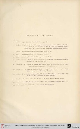 Addenda et corrigenda