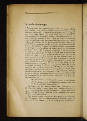 Schutzbestimmungen