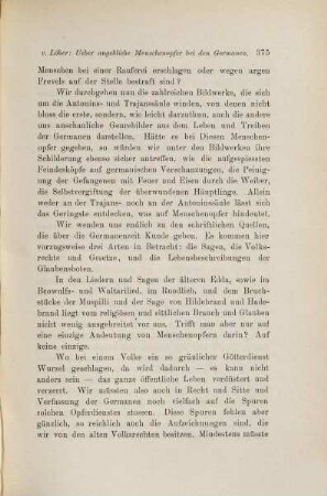 Ueber angebliche Menschenopfer bei den Germanen