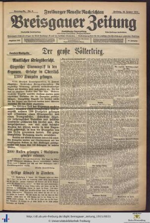10.01.1915 (Sonderausgabe)