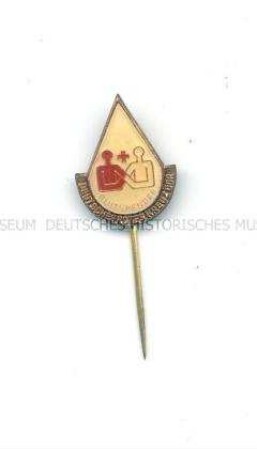 Ehrennadel für Rotkreuz-Blutspenden in Bronze