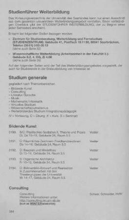 Weiterbildung
