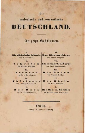 Wanderungen durch Thüringen : mit 30 Stahlstichen