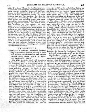 Göttingen, b. Schröder: Praktische Abhandlung über die Lehre von der Reibung in Hinsicht auf das Maschinenwesen, von Johann Heinrich Moritz Poppe. 184 S. 8. 1801. Eine Kupfertafel.