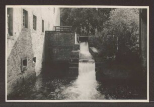 Mittelmühle mit Mühlgraben. Detmold. Ameide